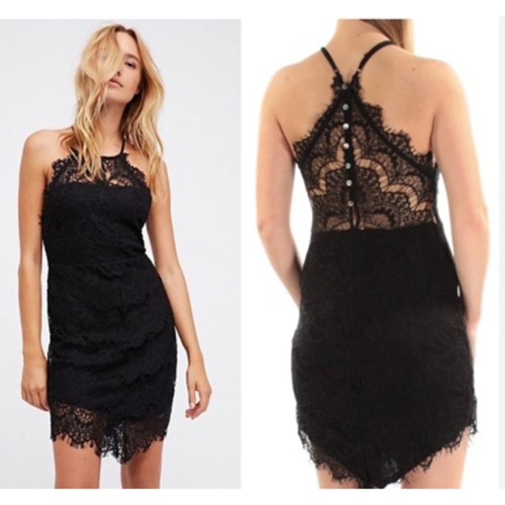 Intimately Free People She's Got It Lace Slip Dress Women Small